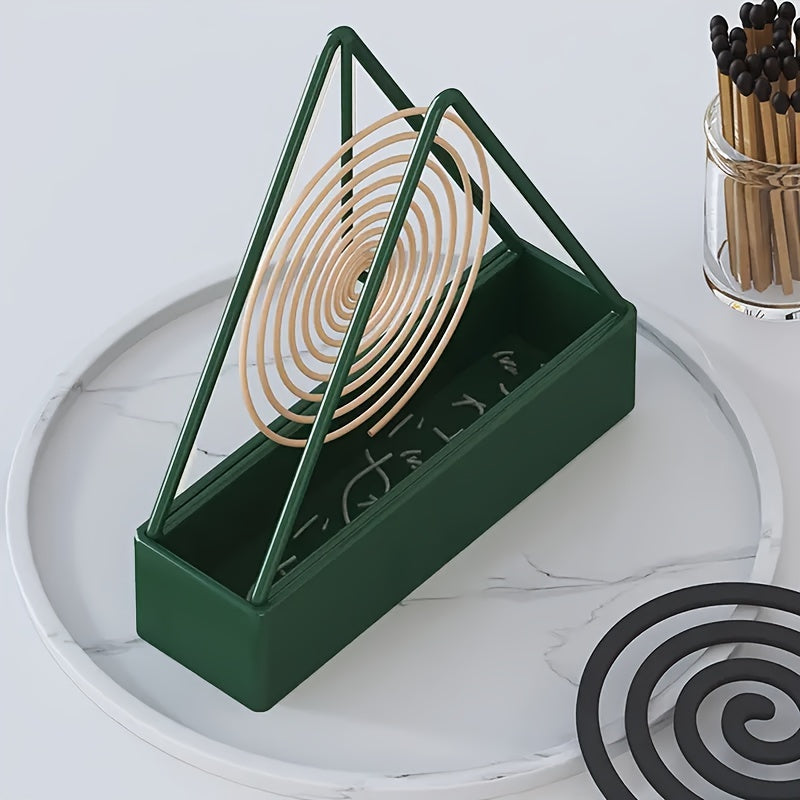 Elegant Cast Iron Mosquito Coil Burners Set