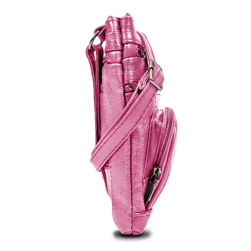 Genuine Leather Crossbody Handbag in Multiple Colors