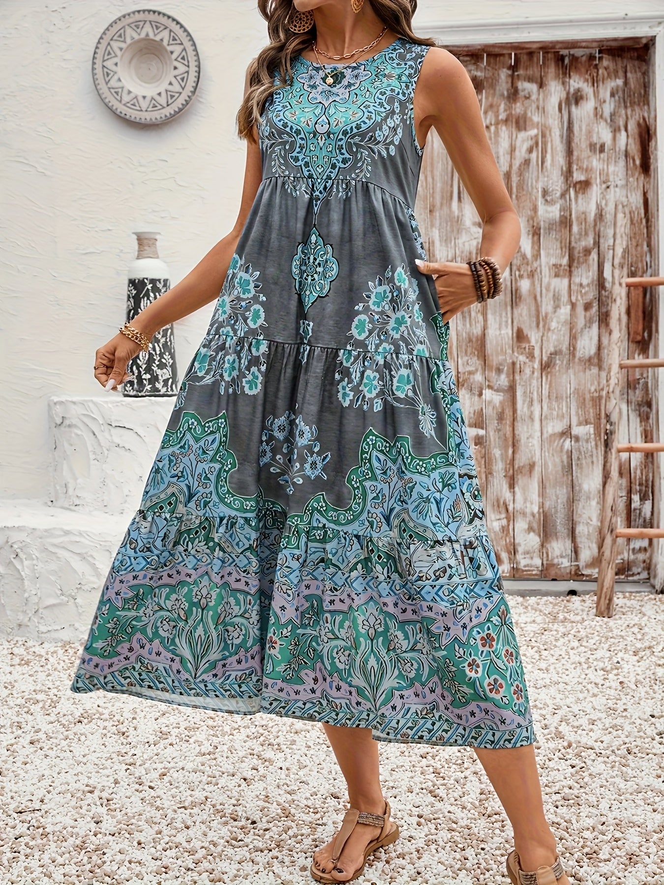 Women's Summer Floral Print Dress