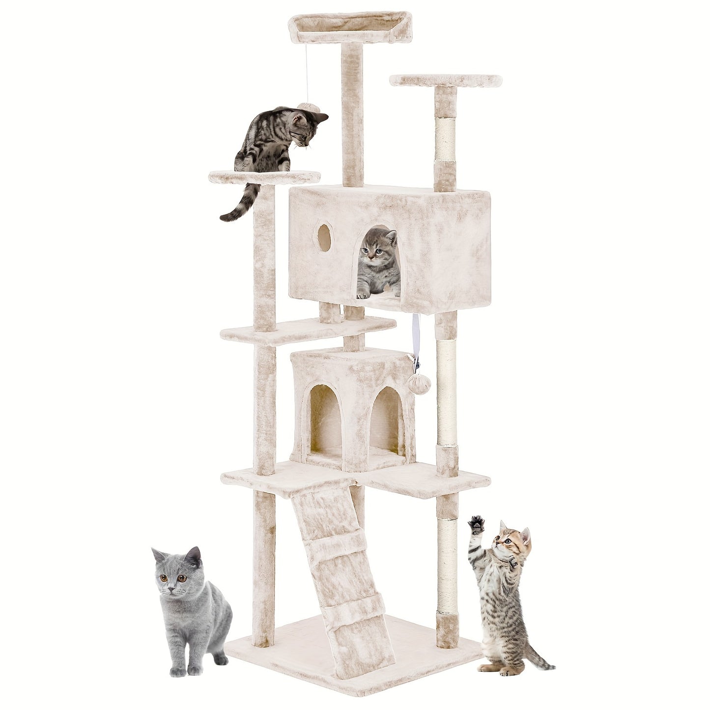 Large Multi-Level Cat Tree Activity Center