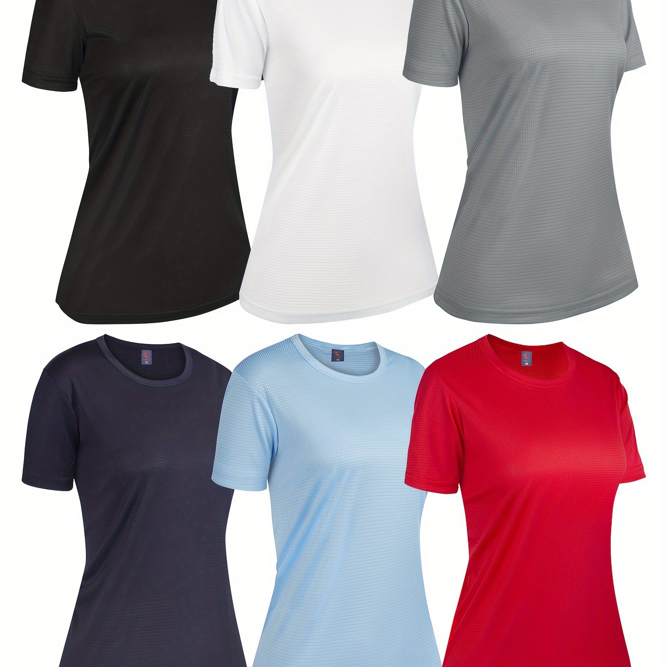 Light Beige Women T-Shirt Set of Six