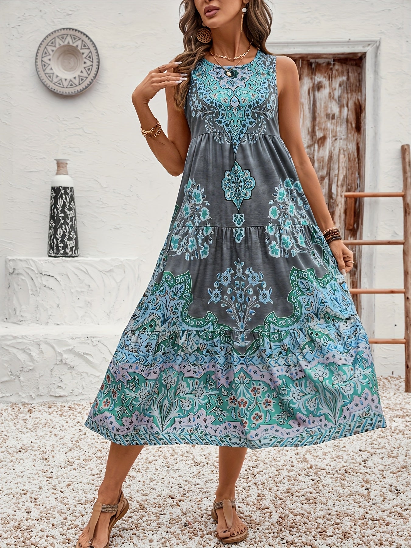 Women's Summer Floral Print Dress