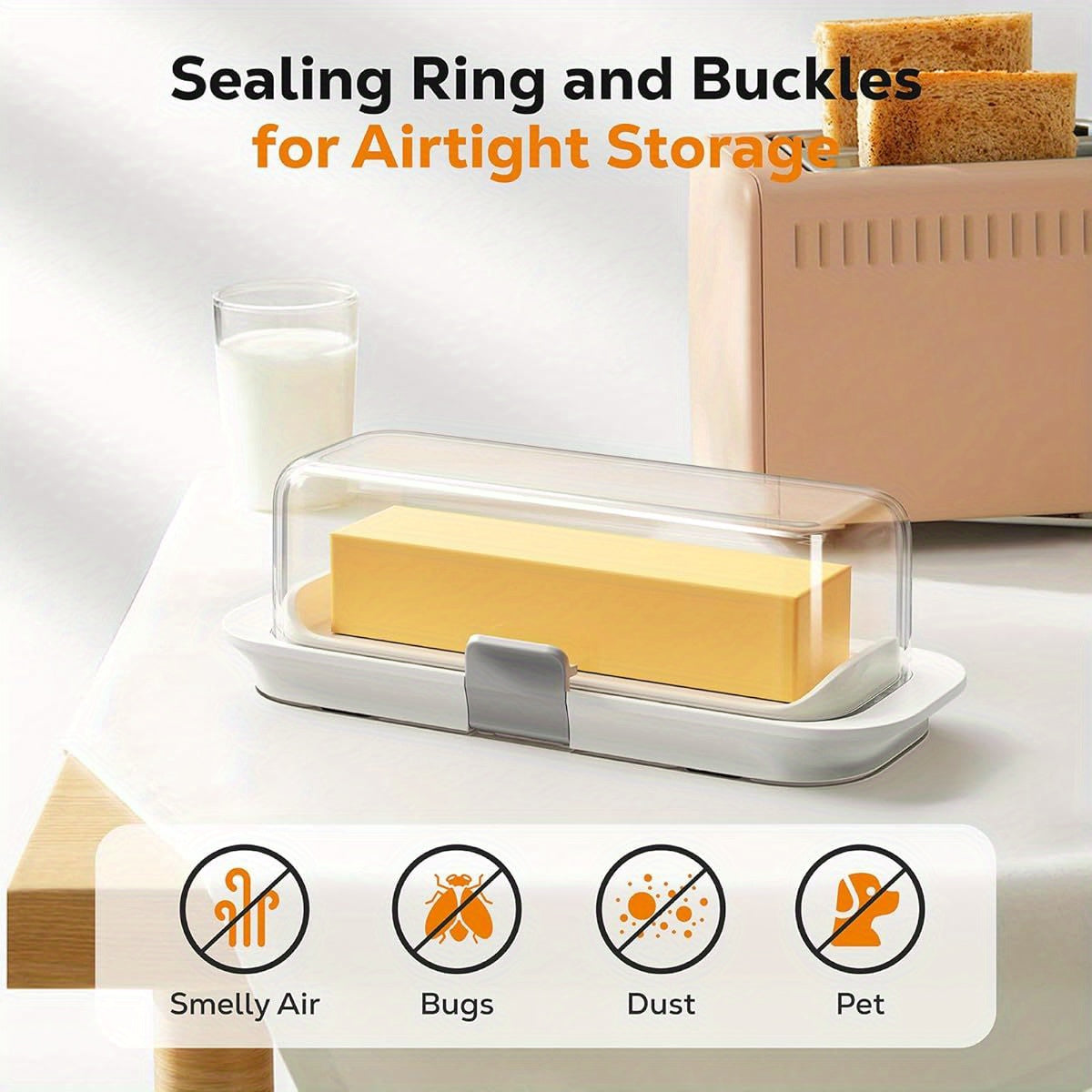 Airtight Butter Dish with Lid