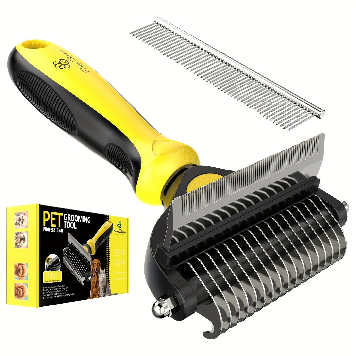 Stainless Steel Dog Grooming Brush Tool