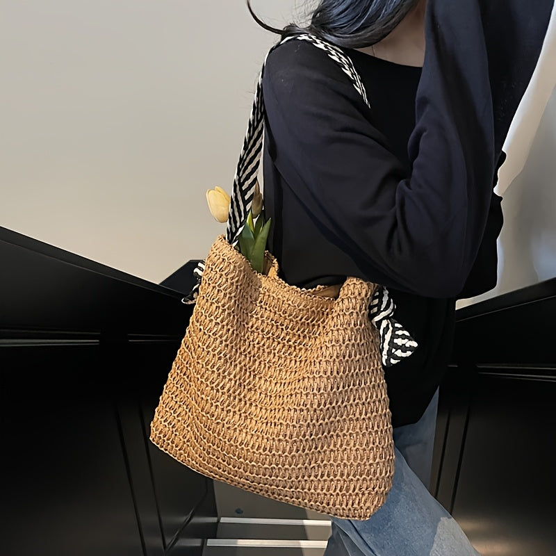 Bohemian Woven Tote Bag for Women