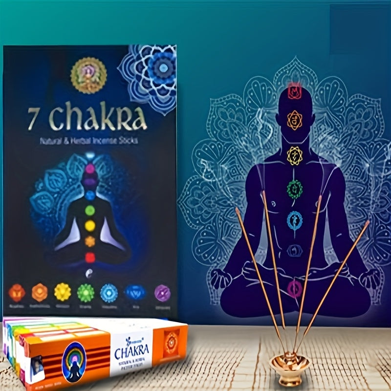 7 Chakra Incense Sticks for Meditation