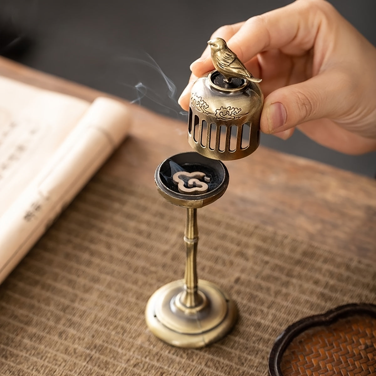 Creative Alloy Incense Burner for Home