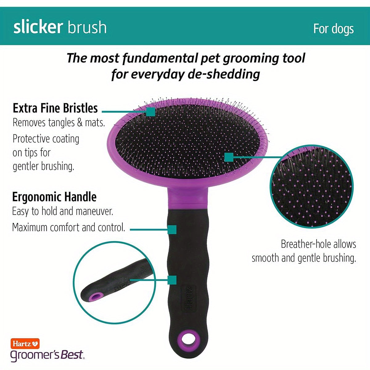 Groomer's Best Deshedding Slicker Dog Brush