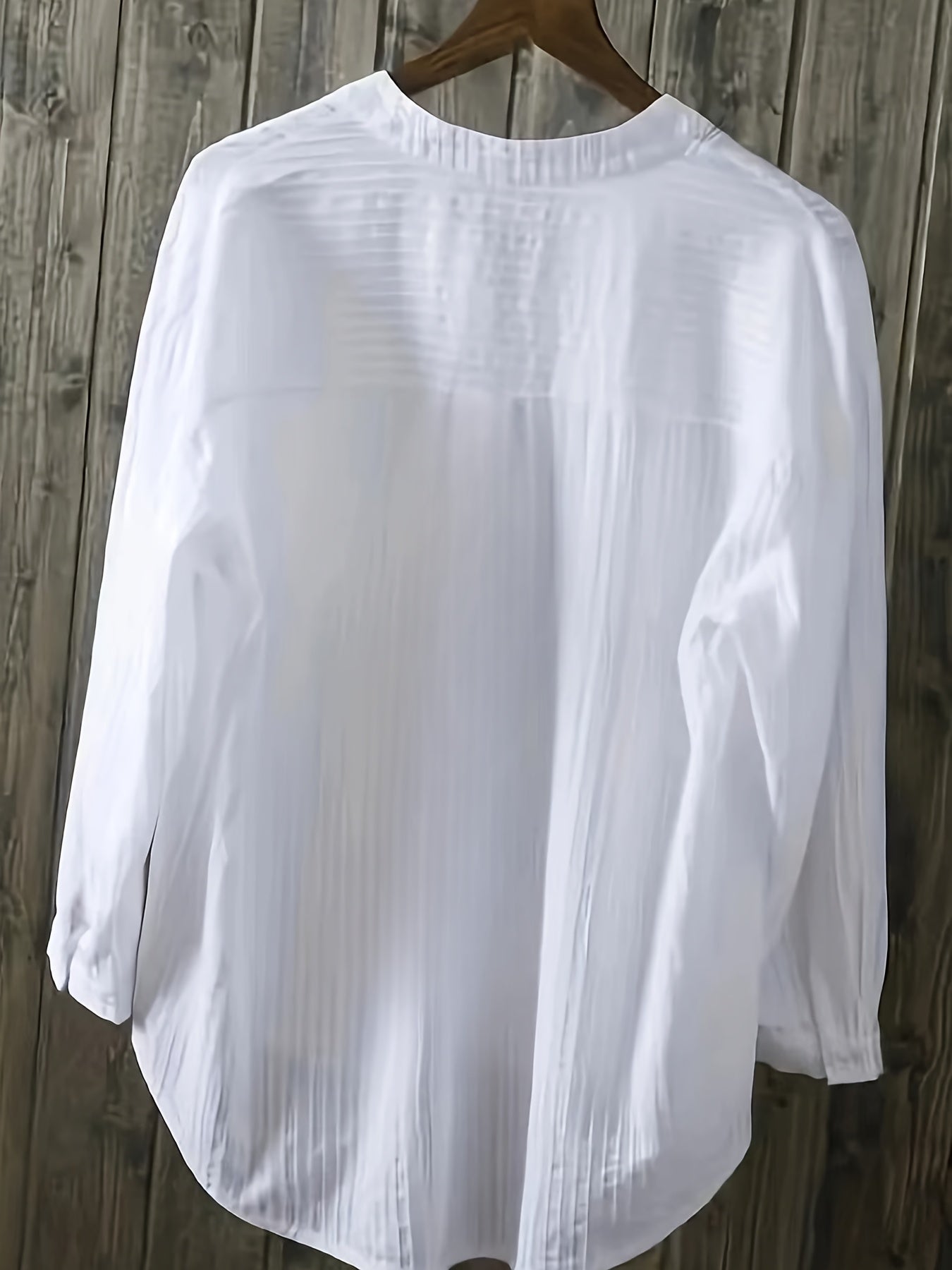 Plus Size Summer V-Neck Pullover Shirt