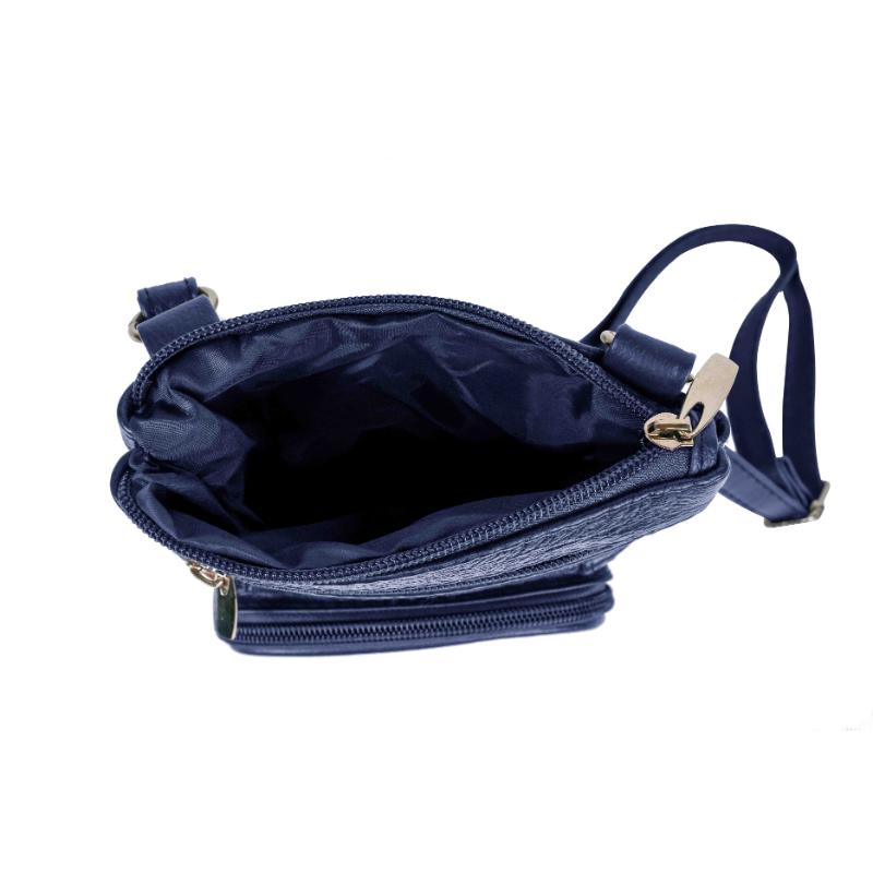 Genuine Leather Crossbody Handbag in Multiple Colors