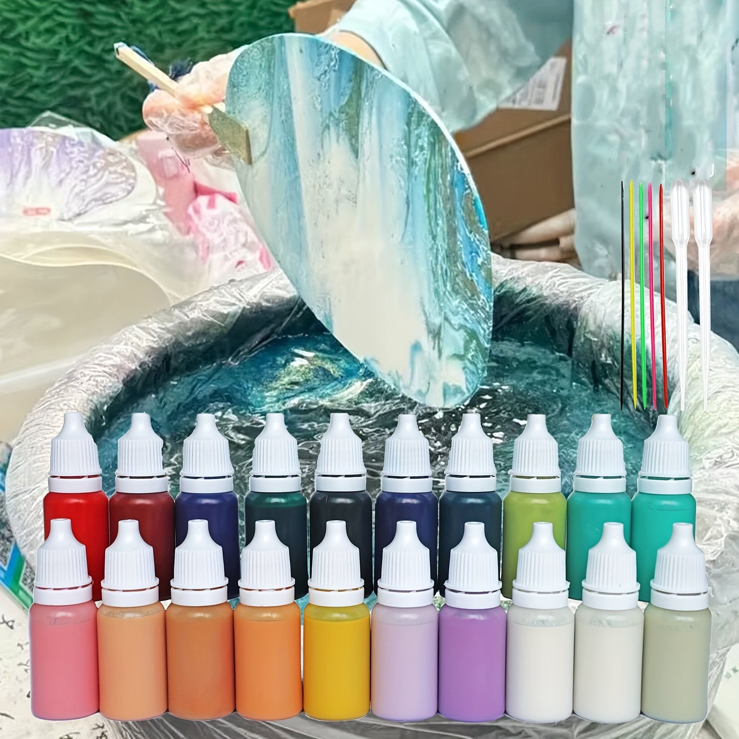 Magic Water Marbling Paint Art Kit