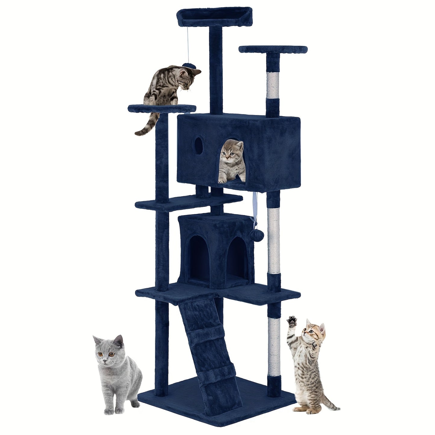 Large Multi-Level Cat Tree Activity Center