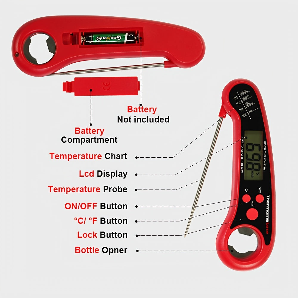 Digital Meat Thermometer for Perfect Grilling