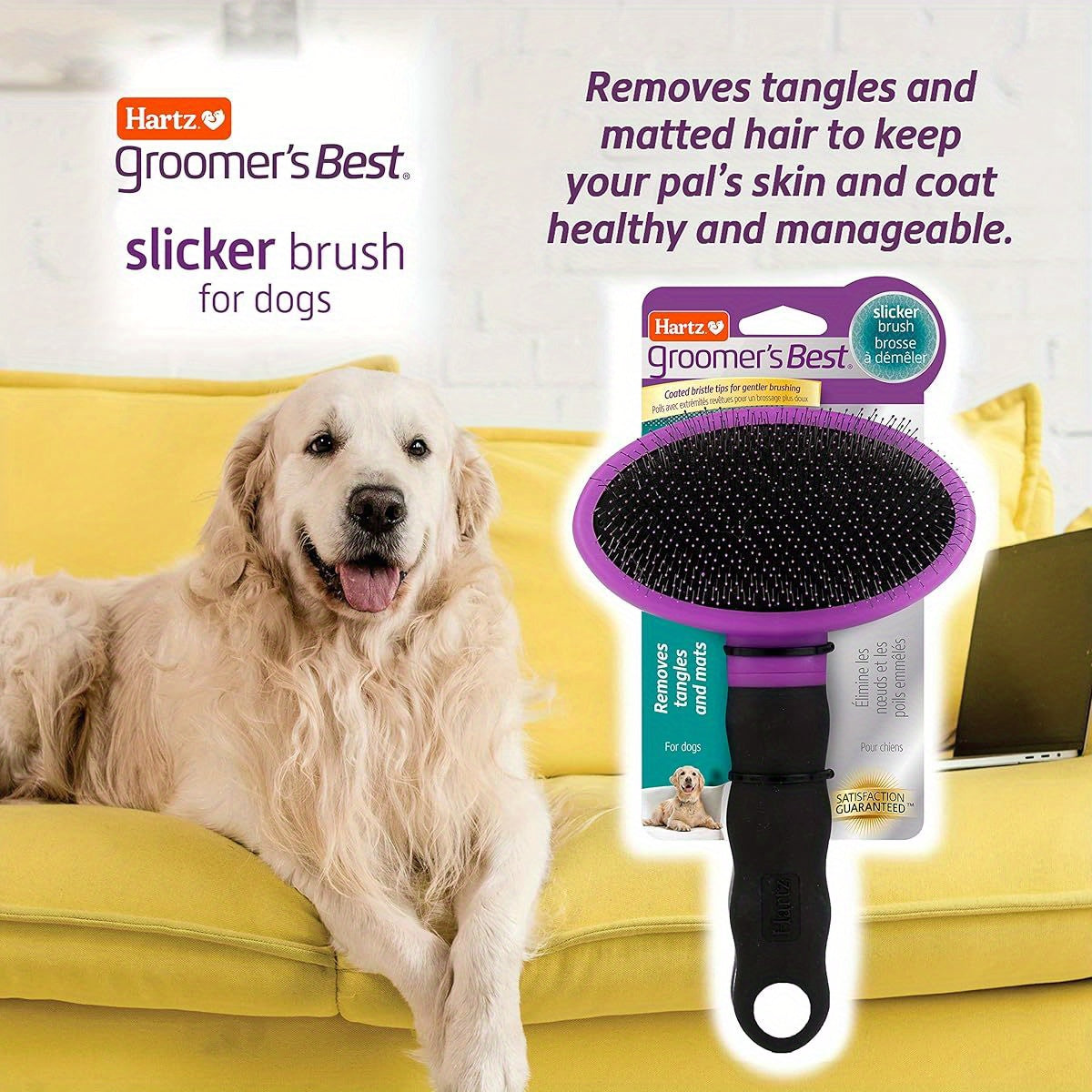 Groomer's Best Deshedding Slicker Dog Brush