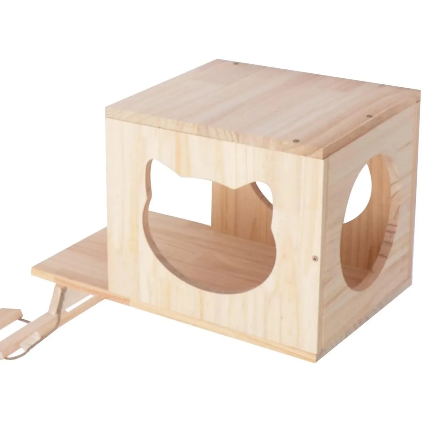 Wall Mounted Cat Tree Furniture Set for Playful Kitties and Pet Owners