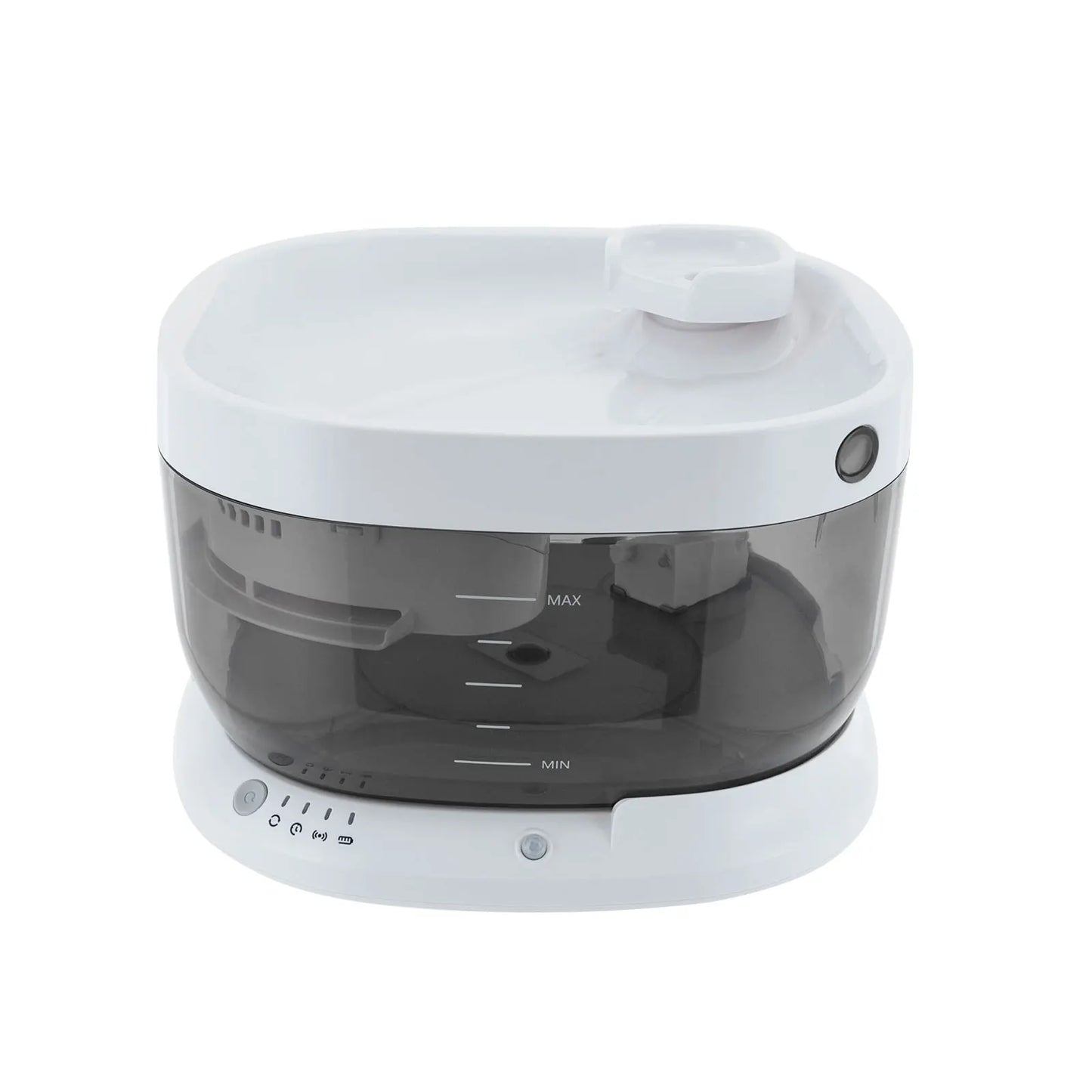 1.85 Gallon ABS Cat Water Fountain USB Automatic Recirculating Filter Drinker with Rechargeable Battery Ultra Quiet Pump and Water Level