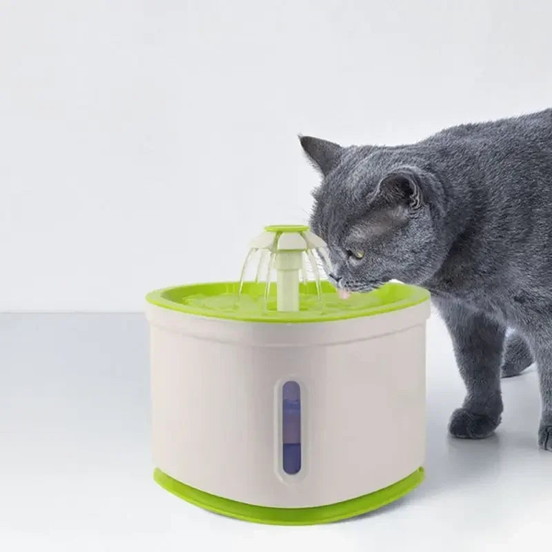 2L Pet Dog Automatic Electric USB Silent Water Dispenser Cat Heart Shaped Fountain