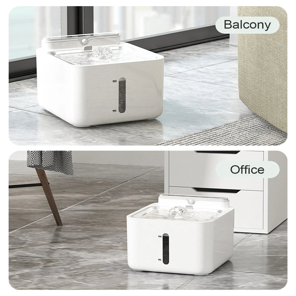 Automatic Cat Water Fountain Wireless Sensor Portable Rechargeable Dispenser Pet Drinking Fountain for Cats
