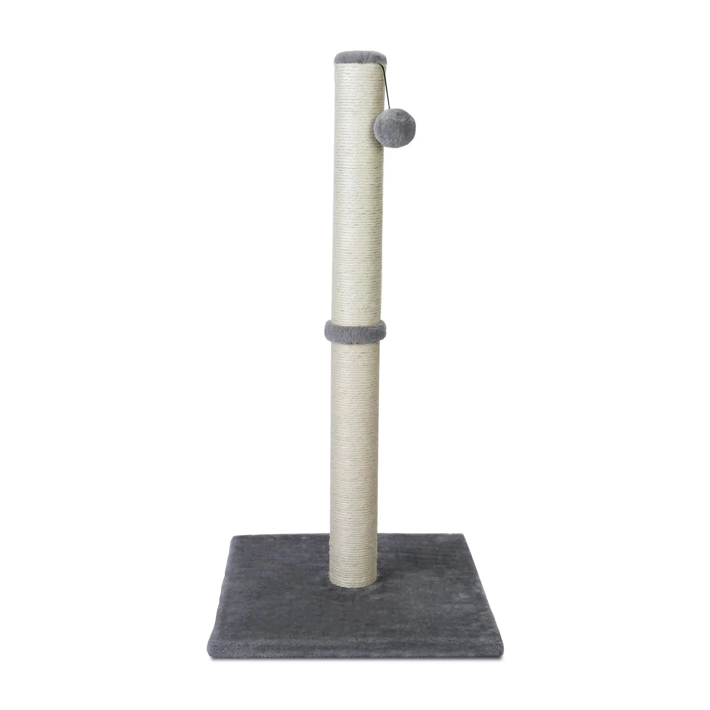 Tall Cat Scratching Posts for Indoor Cats and Kittens Vertical Scratcher with Premium Sisal and Dangling Ball