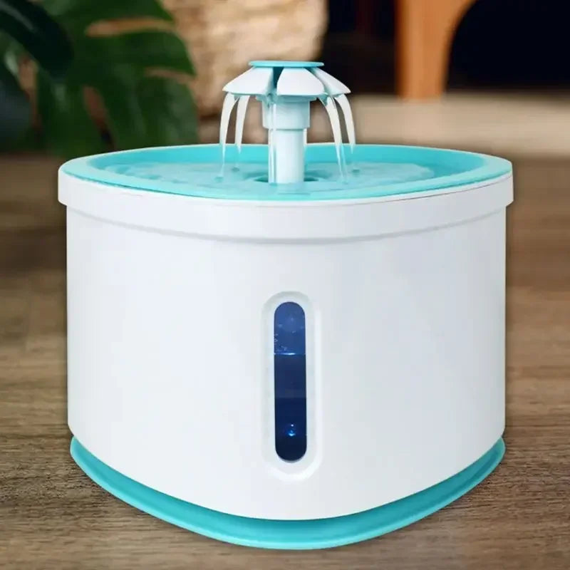 2L Pet Dog Automatic Electric USB Silent Water Dispenser Cat Heart Shaped Fountain