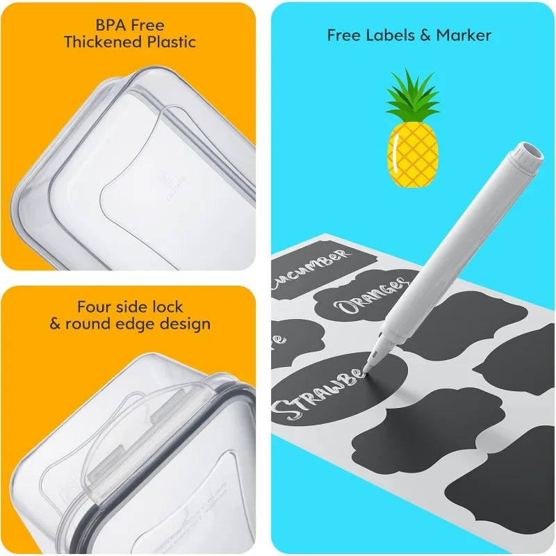 52 Piece BPA Free Food Storage Container Set
