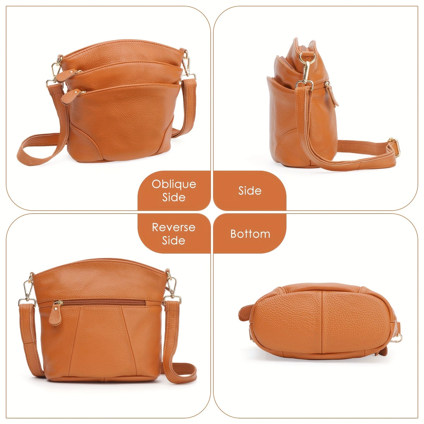 Premium Leather Crossbody Bag for All Occasions