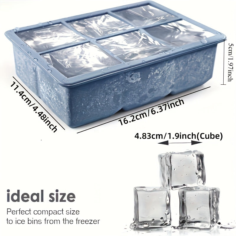 Silicone Ice Cube Tray Set With Lid