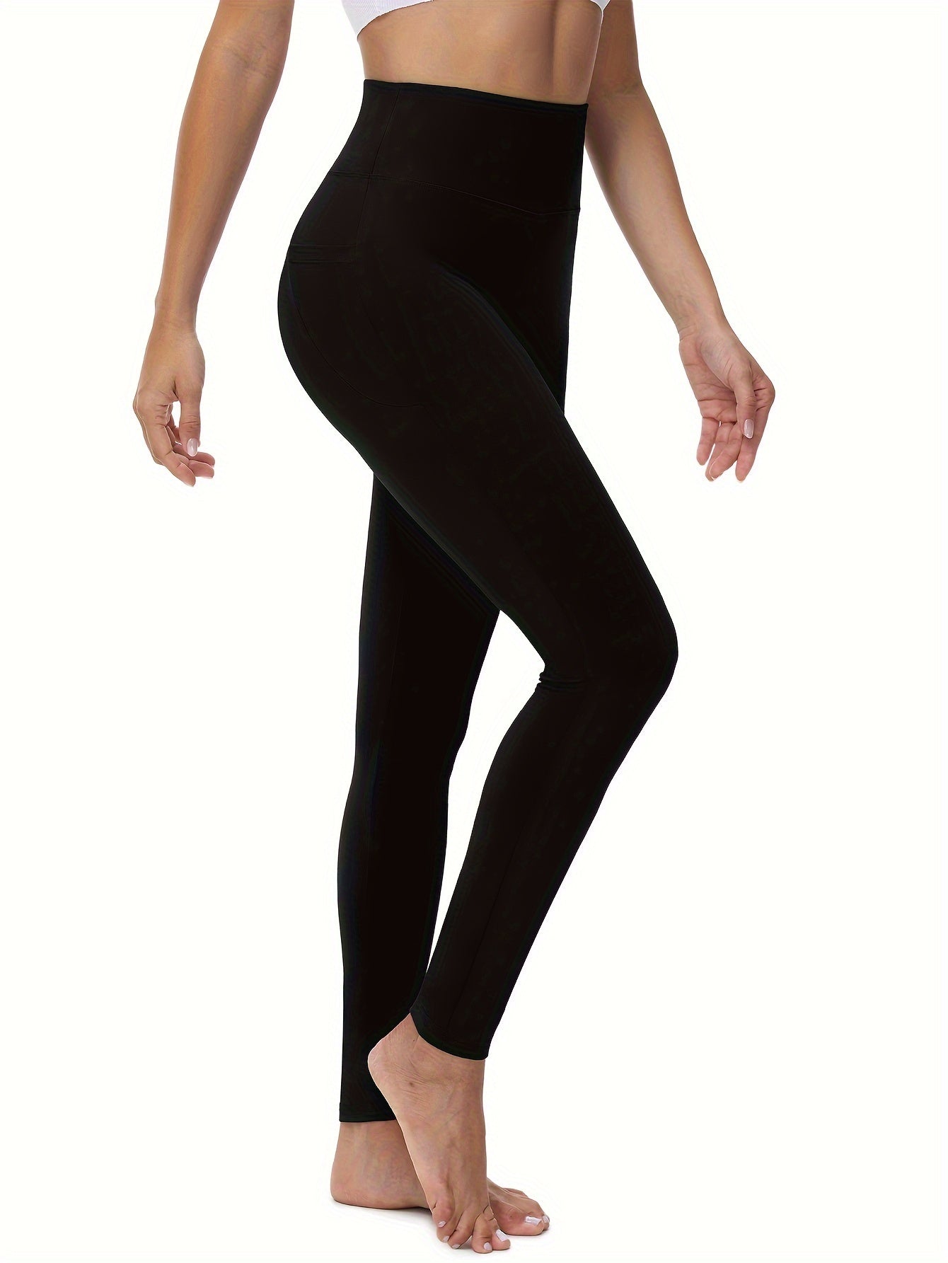 MEBIUS High Waisted Leggings With Pockets