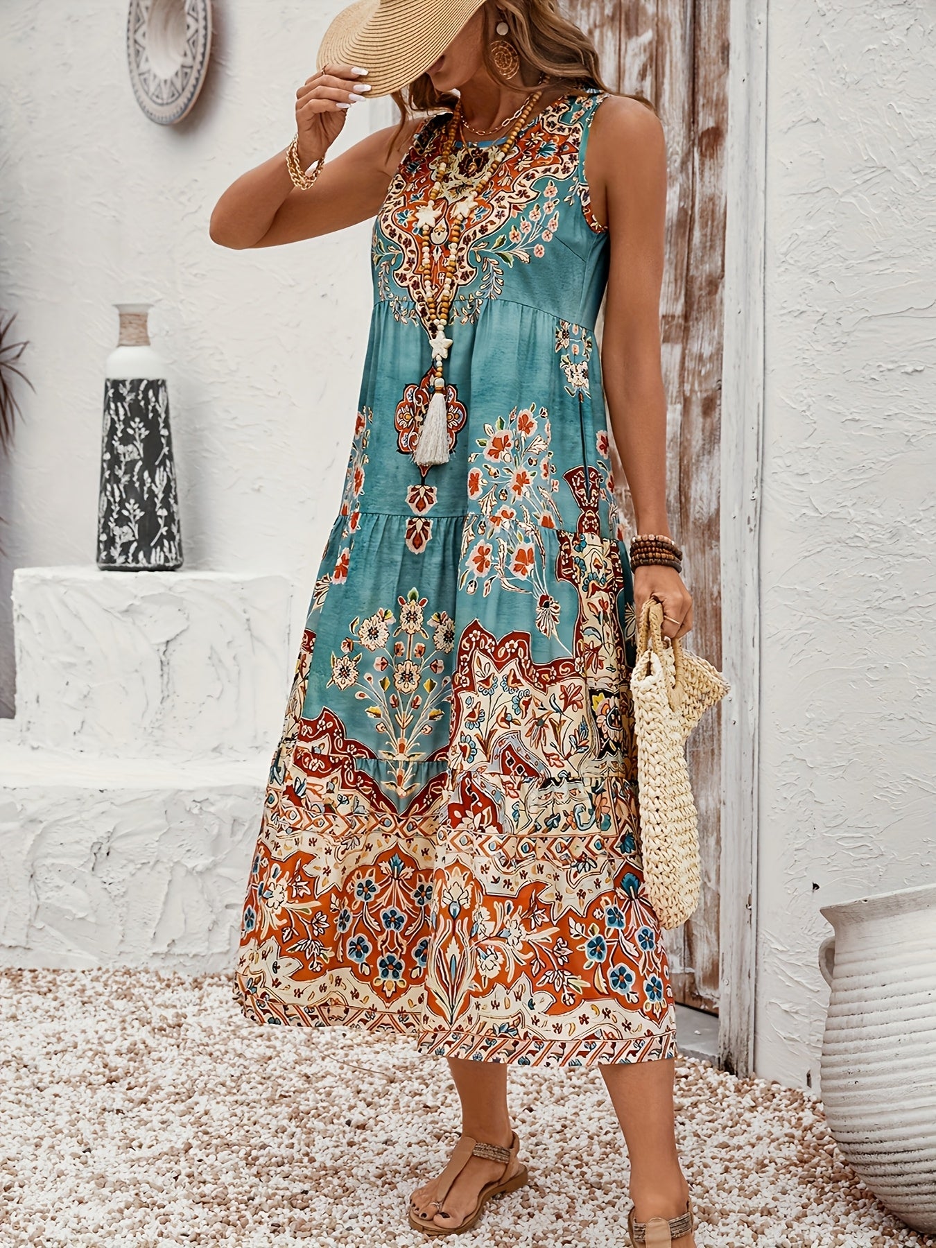 Women's Summer Floral Print Dress