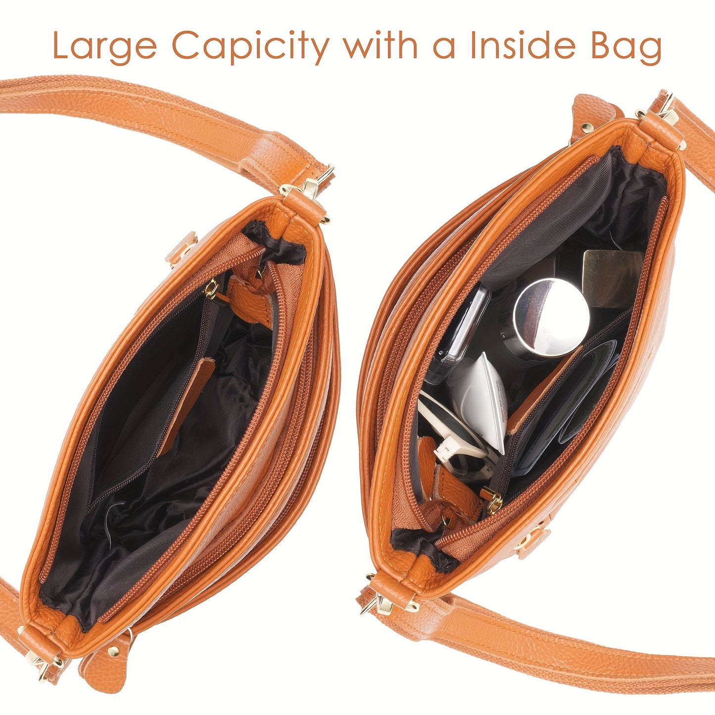 Premium Leather Crossbody Bag for All Occasions
