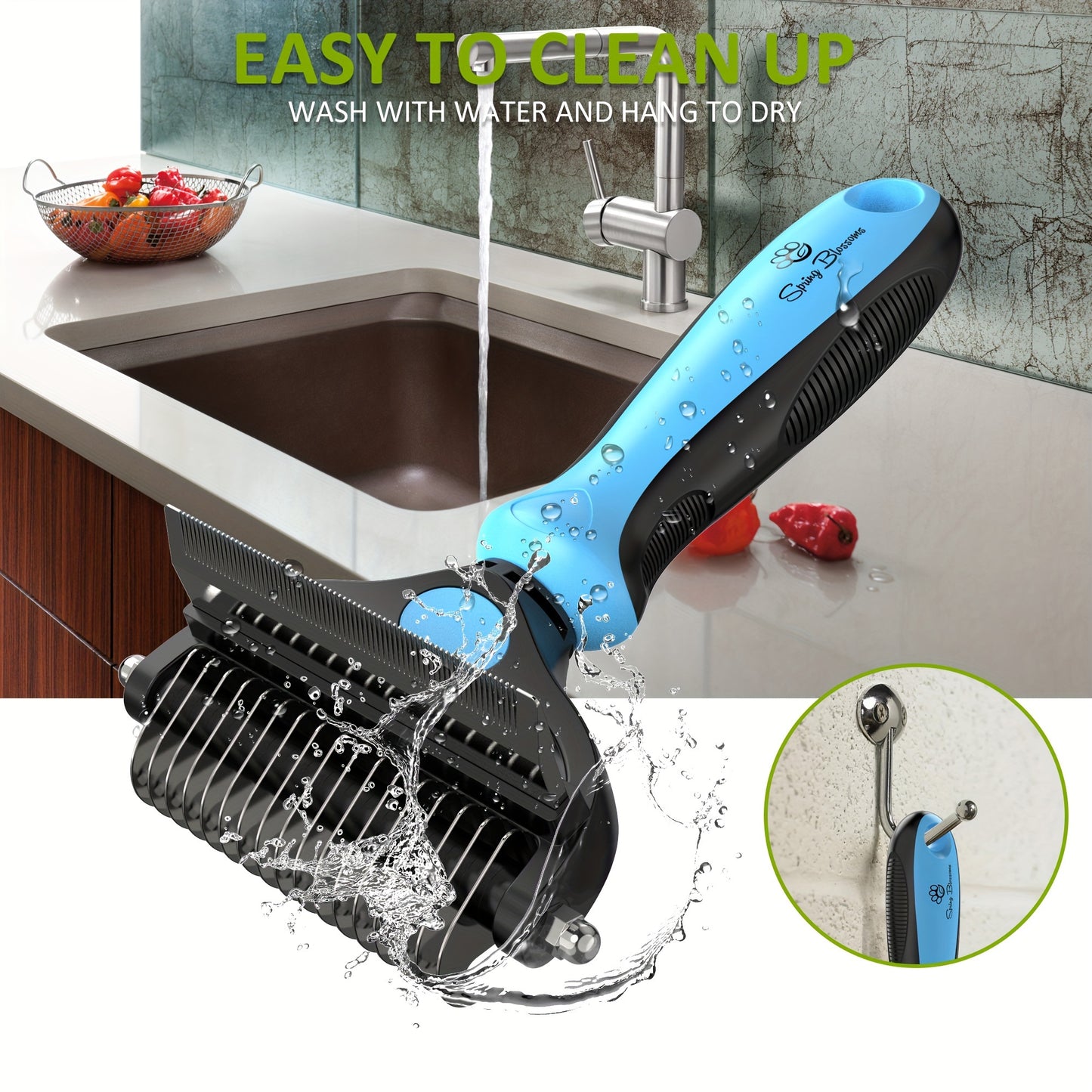 Stainless Steel Dog Grooming Brush Tool