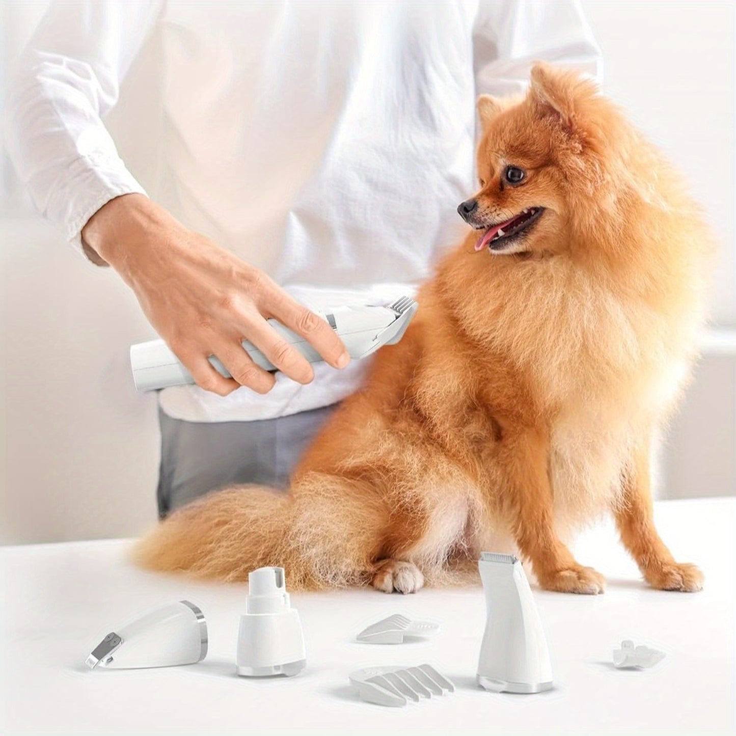 Cordless Electric Pet Trimmer with Nail Grinder