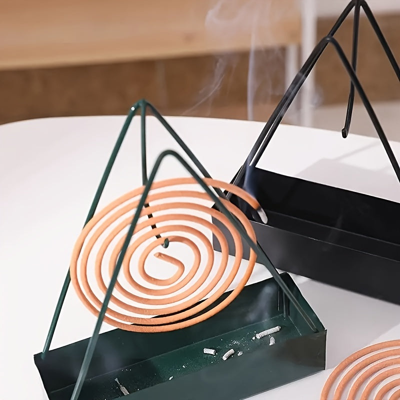 Elegant Cast Iron Mosquito Coil Burners Set
