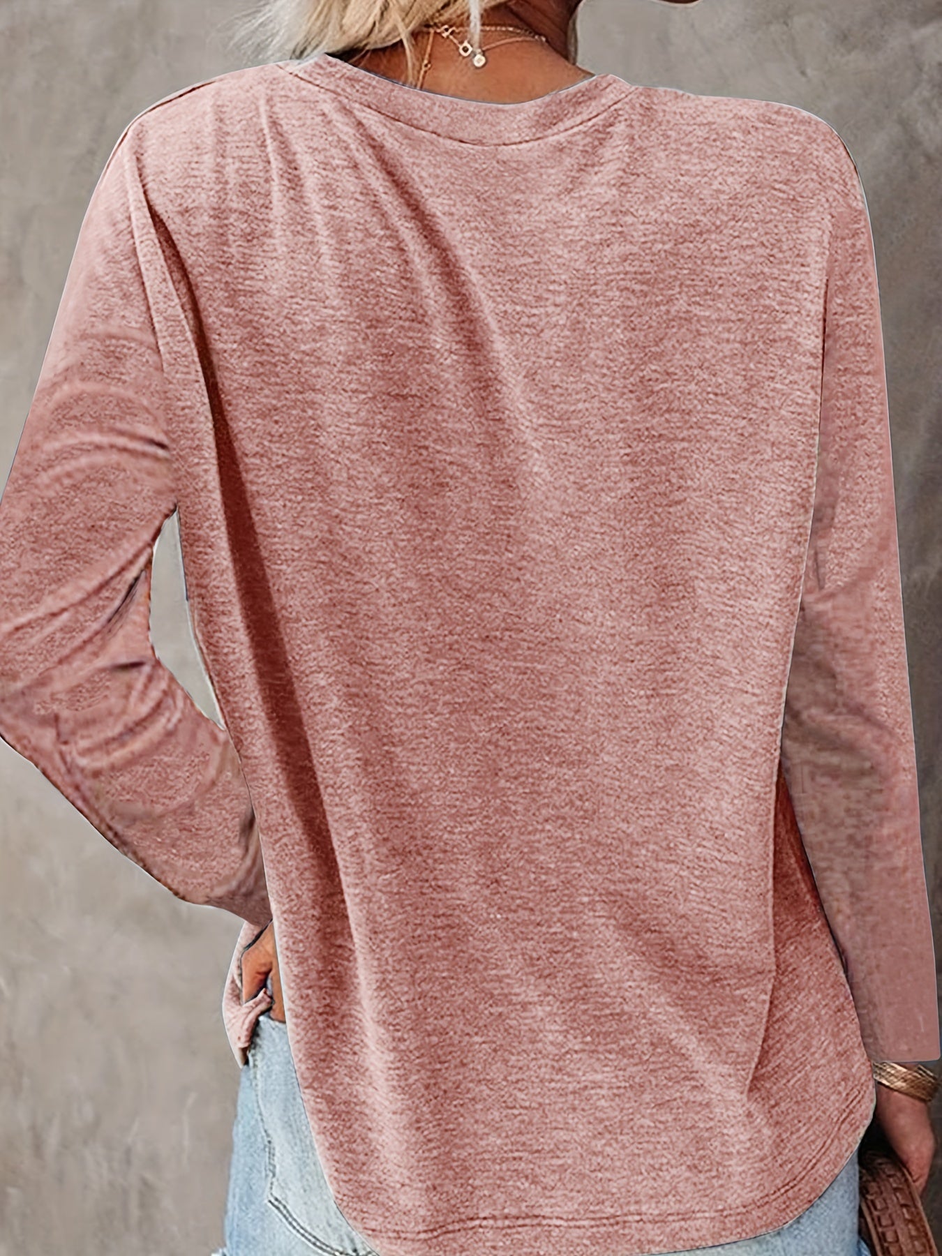Casual Long Sleeve Pocket T Shirts Set