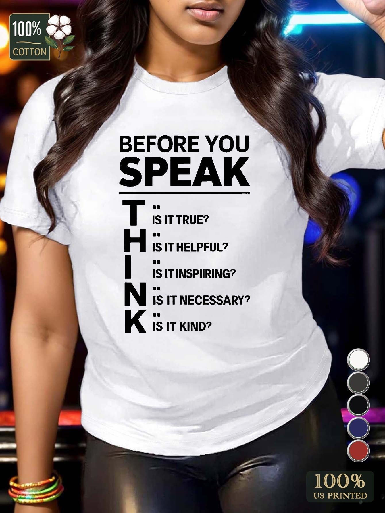 Comfortable Women's Cotton Crew Neck T-shirt