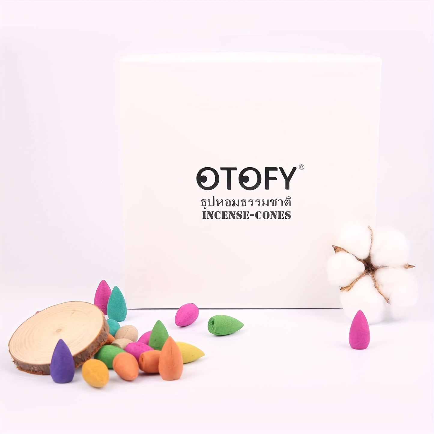 180pcs Backflow Incense Cones Natural Scents