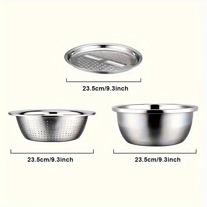 Stainless Steel Kitchen Set with Grinder