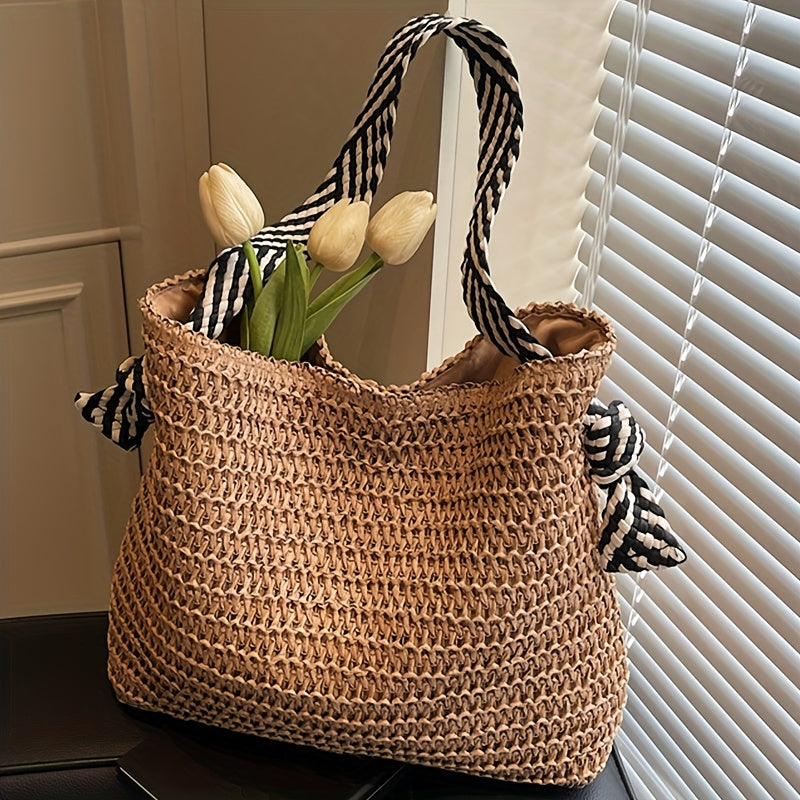 Bohemian Woven Tote Bag for Women