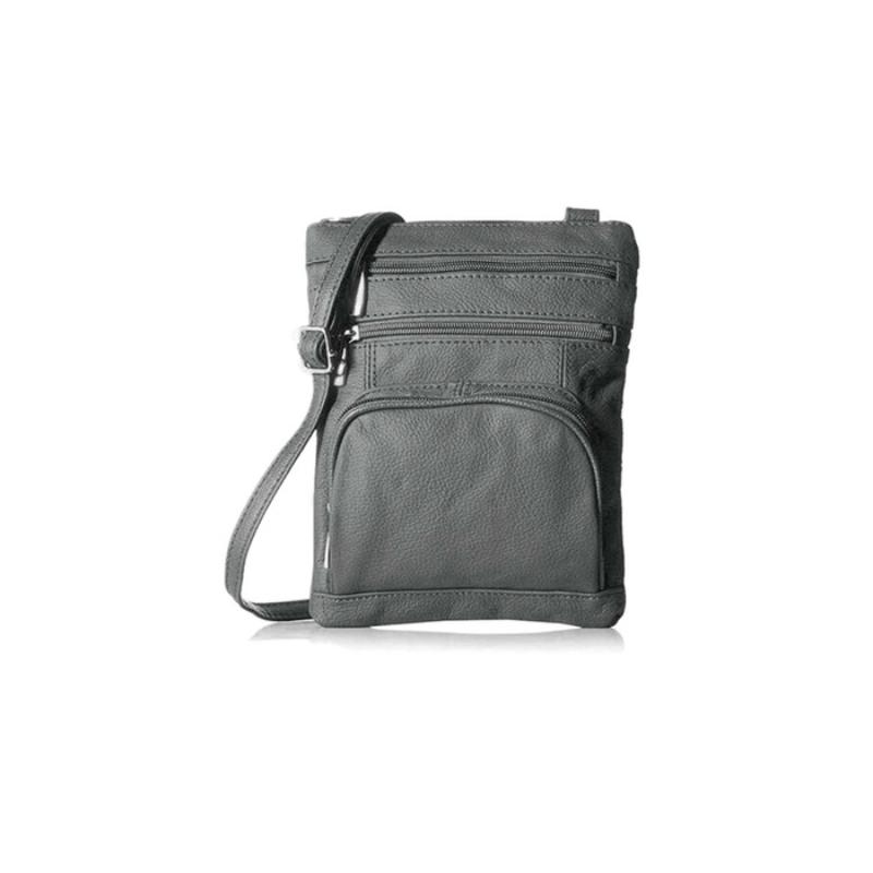 Genuine Leather Crossbody Handbag in Multiple Colors