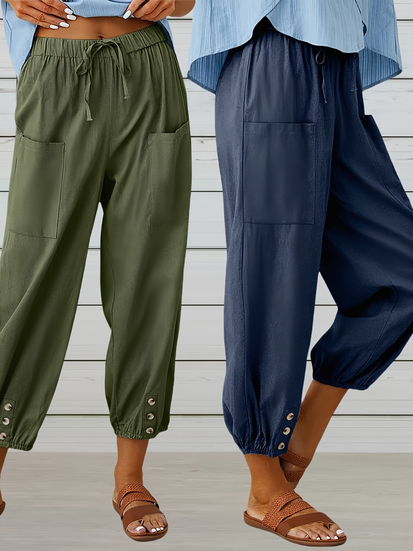 High-Waist Loose Yoga Pants for Women