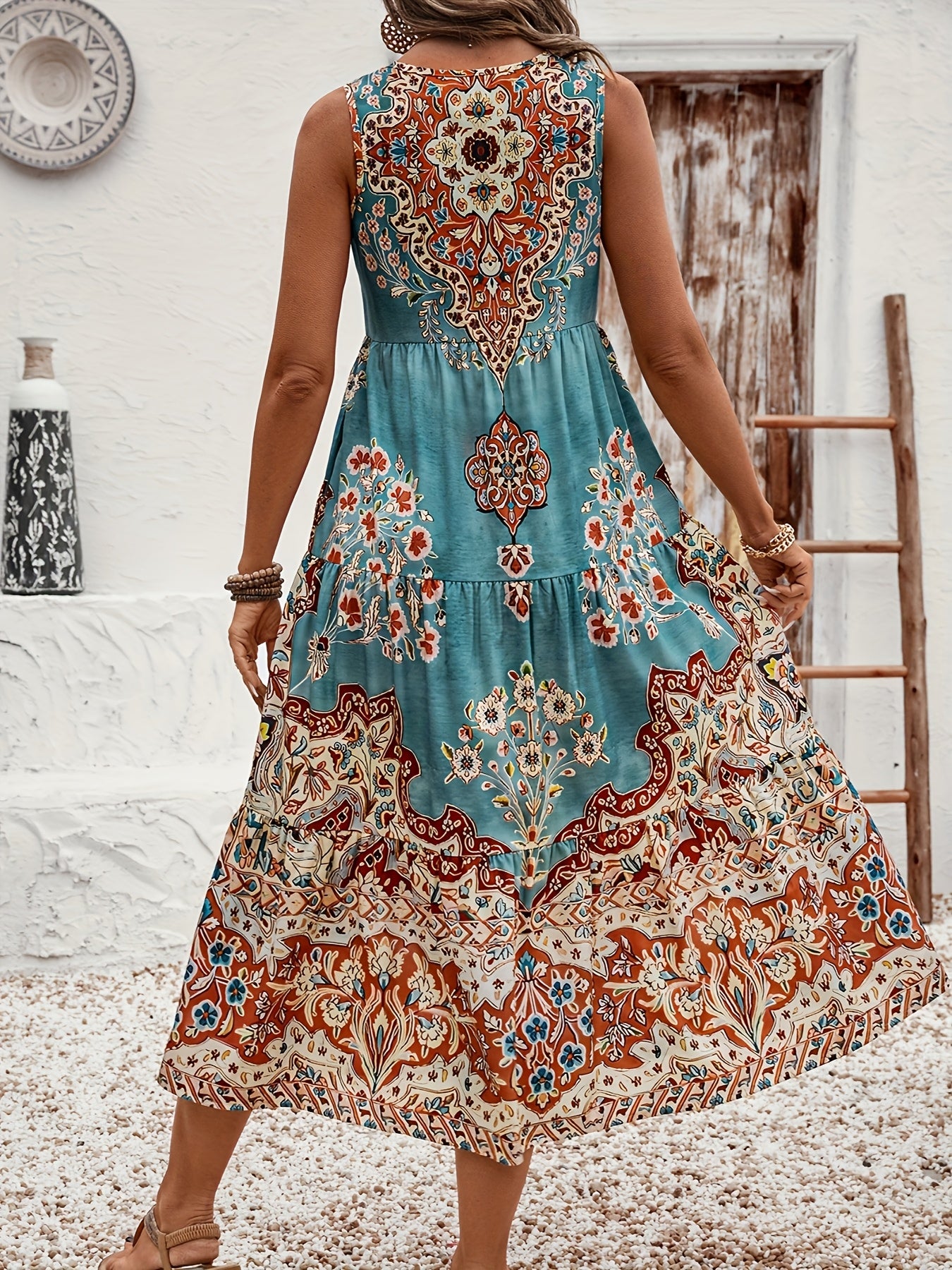 Women's Summer Floral Print Dress