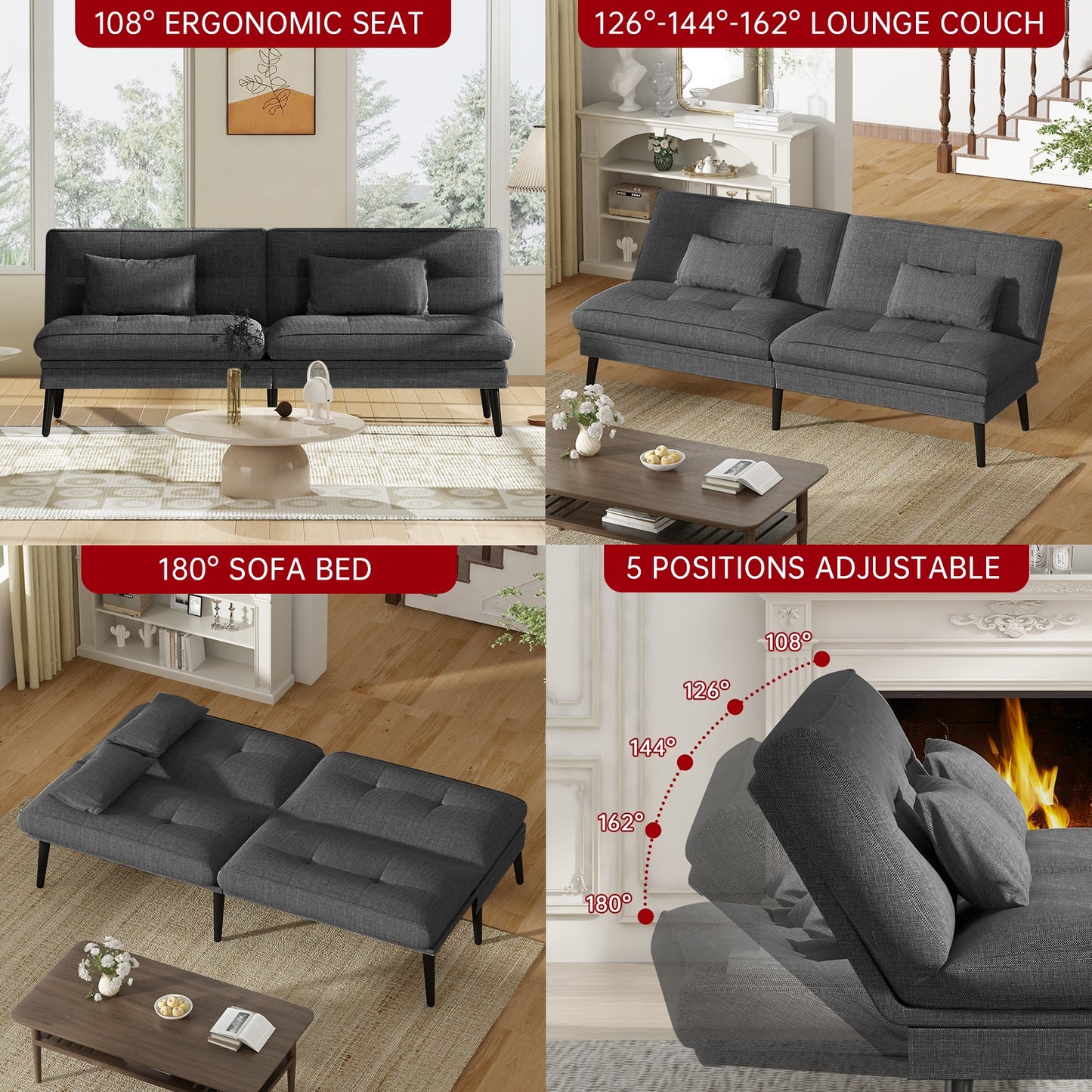 Dual-Purpose Sofa Bed for Small Spaces