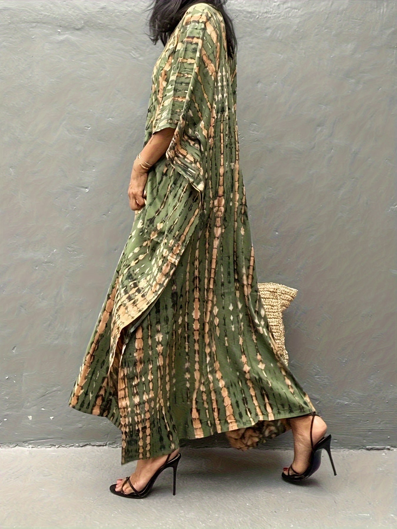 Plus Size Summer Kaftan Beach Dress
