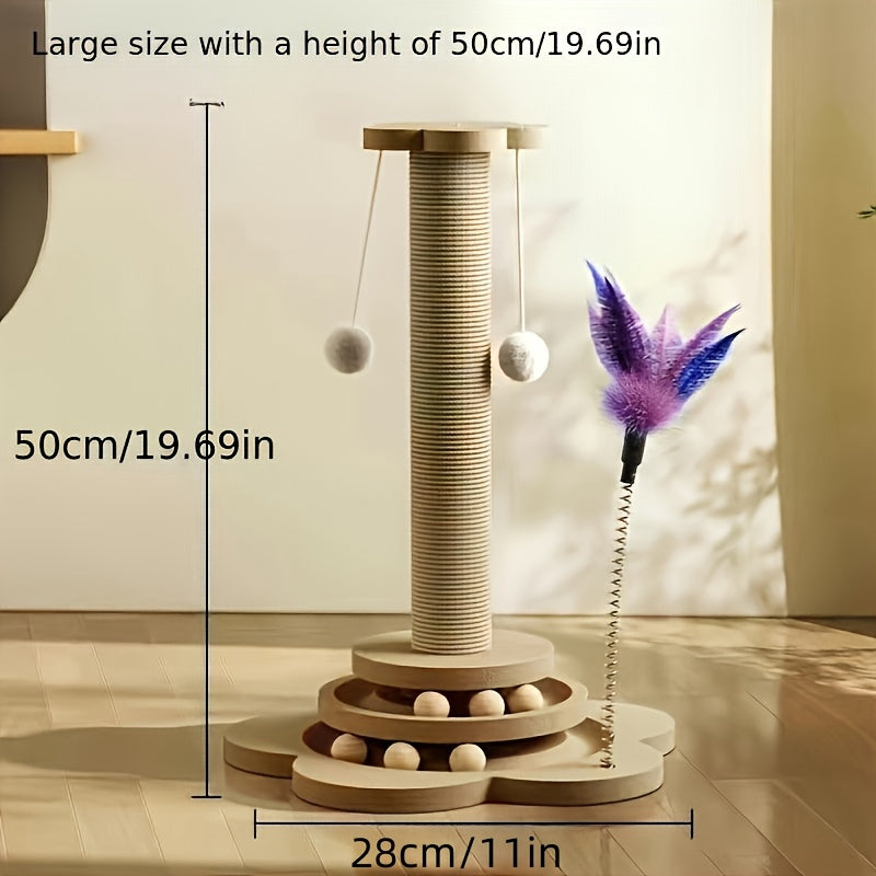 Sisal Cat Scratching Pillar and Climbing Frame