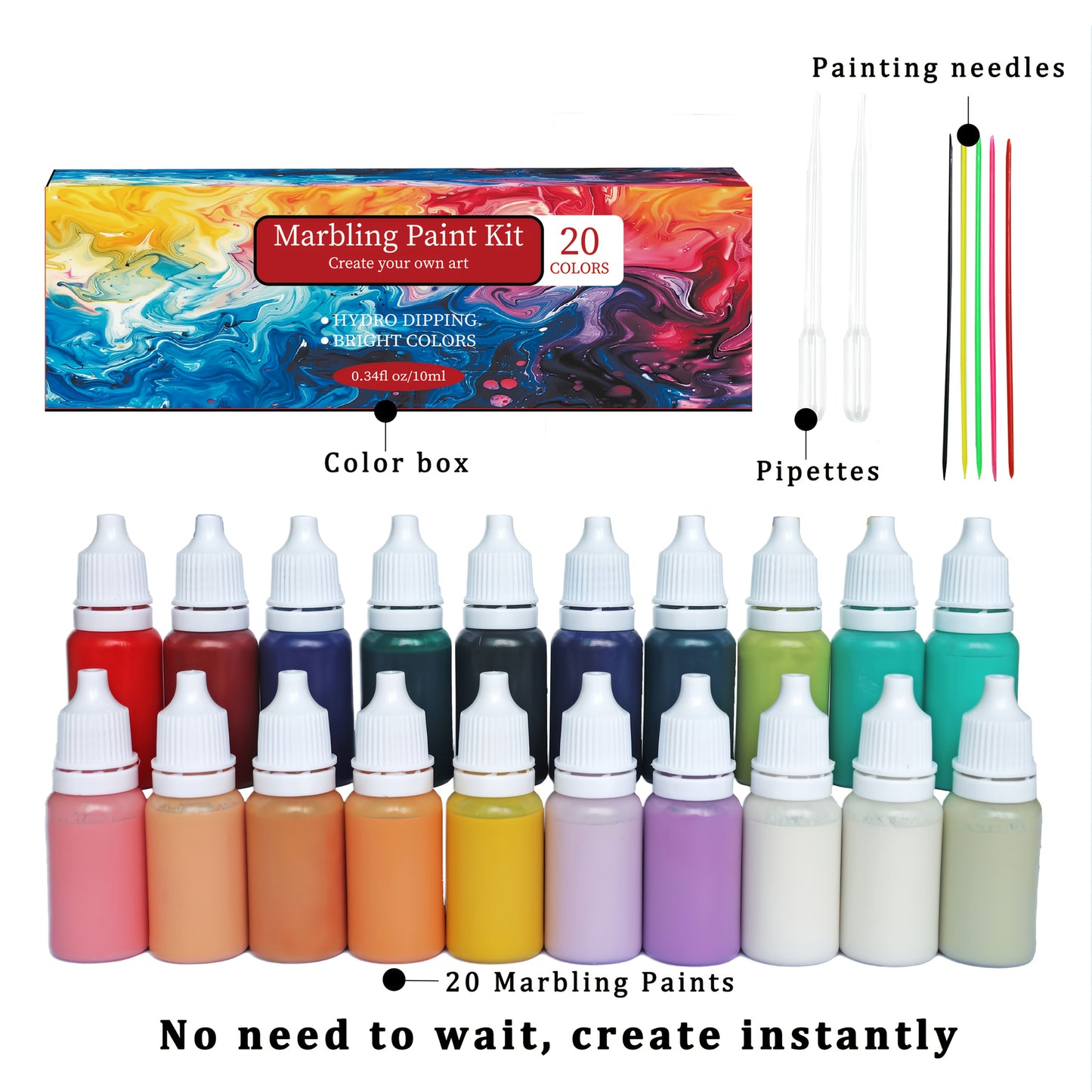 Magic Water Marbling Paint Art Kit