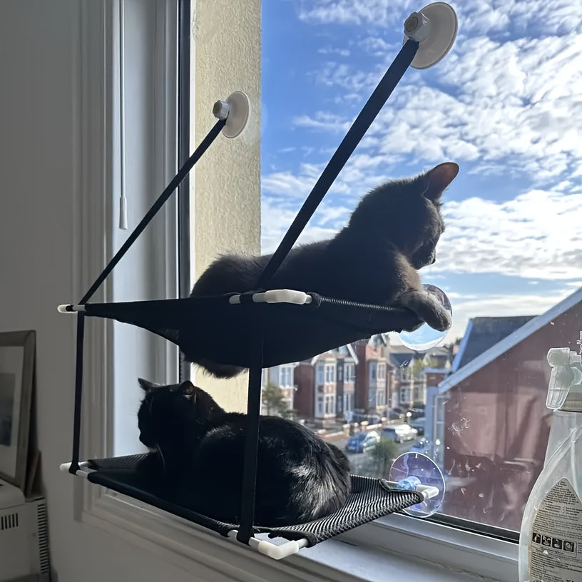 Double Layer Cat Window Hammock Bed
