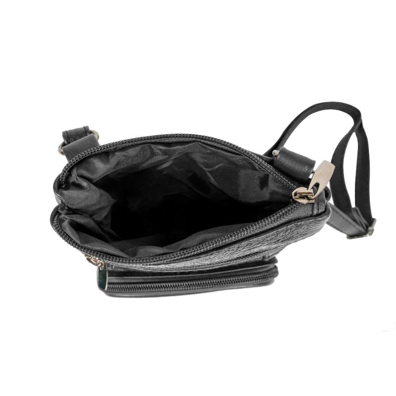 Genuine Leather Crossbody Handbag in Multiple Colors