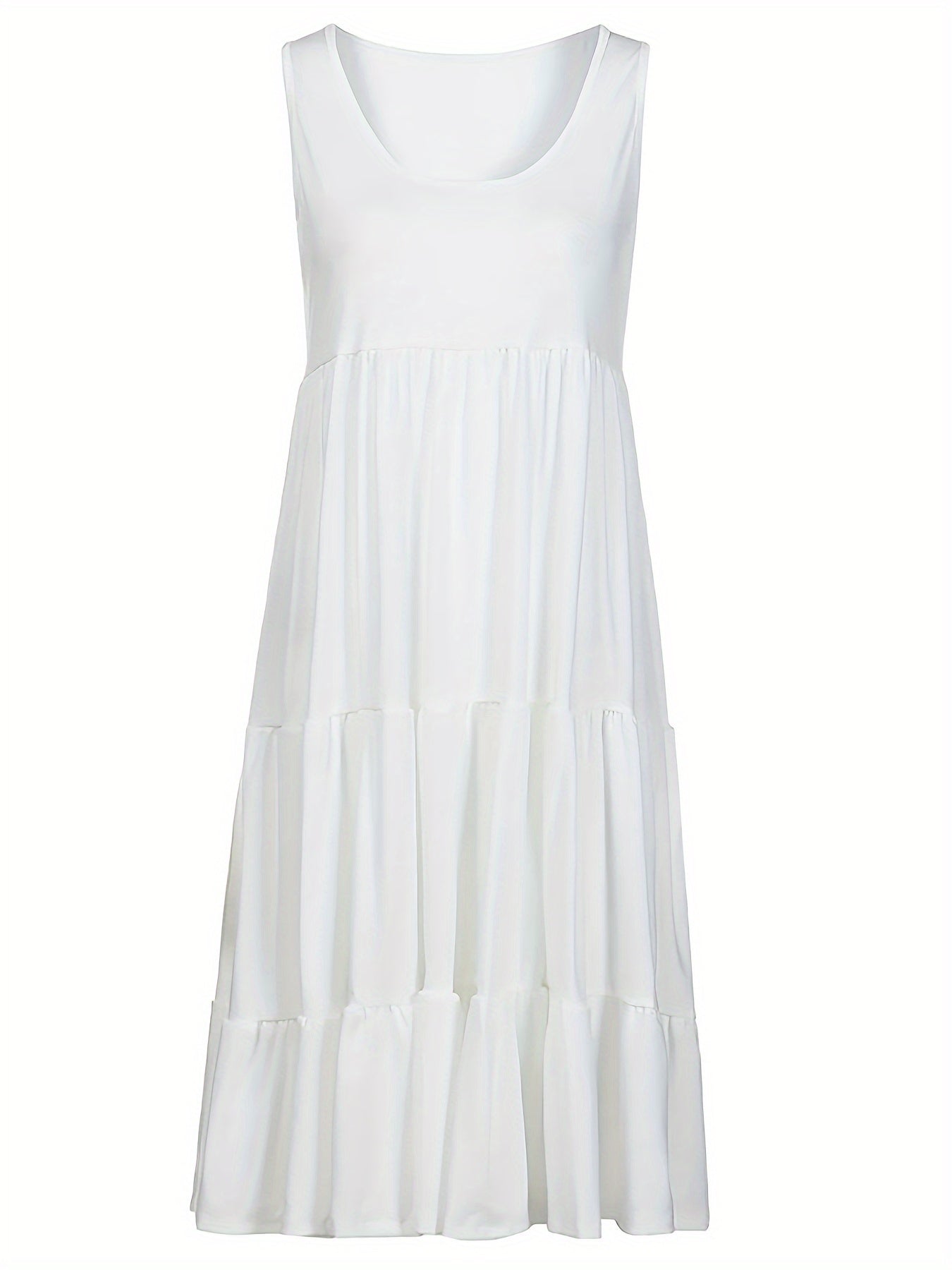 Women's Casual Sleeveless Cotton Beach Dress