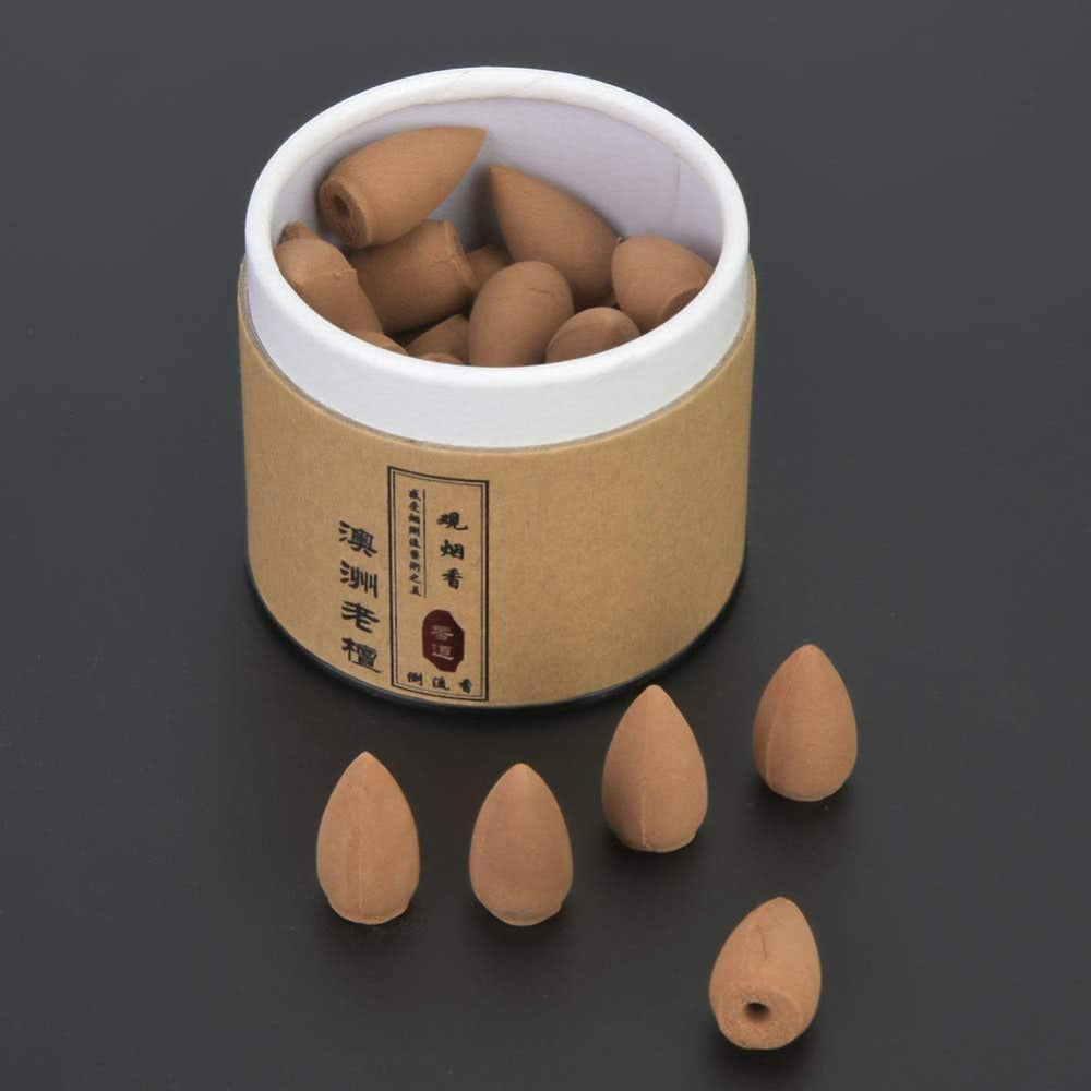 Sandalwood Backflow Incense Cones 40 Packs
