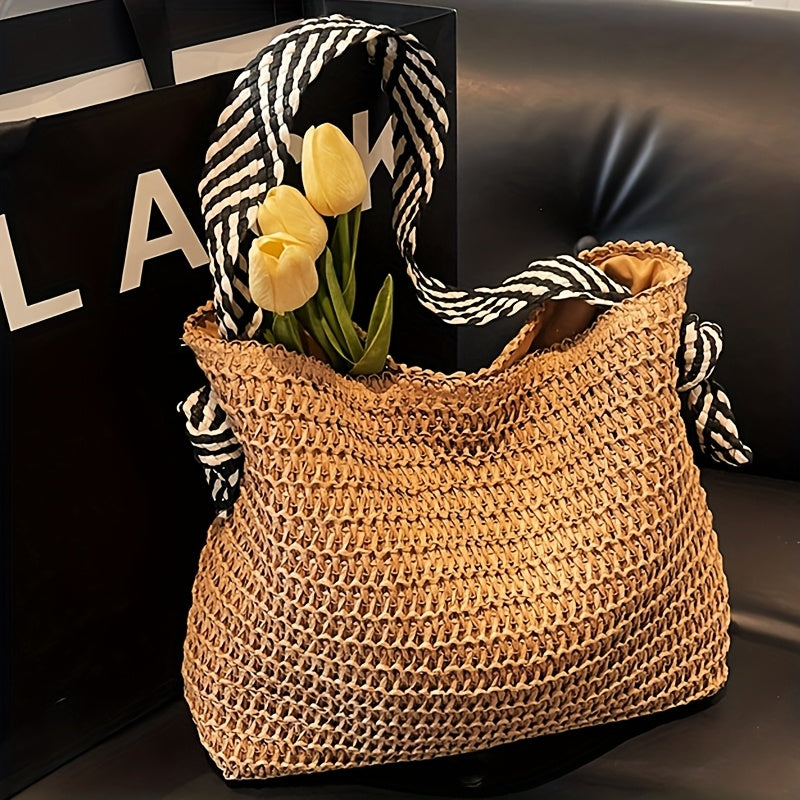 Bohemian Woven Tote Bag for Women